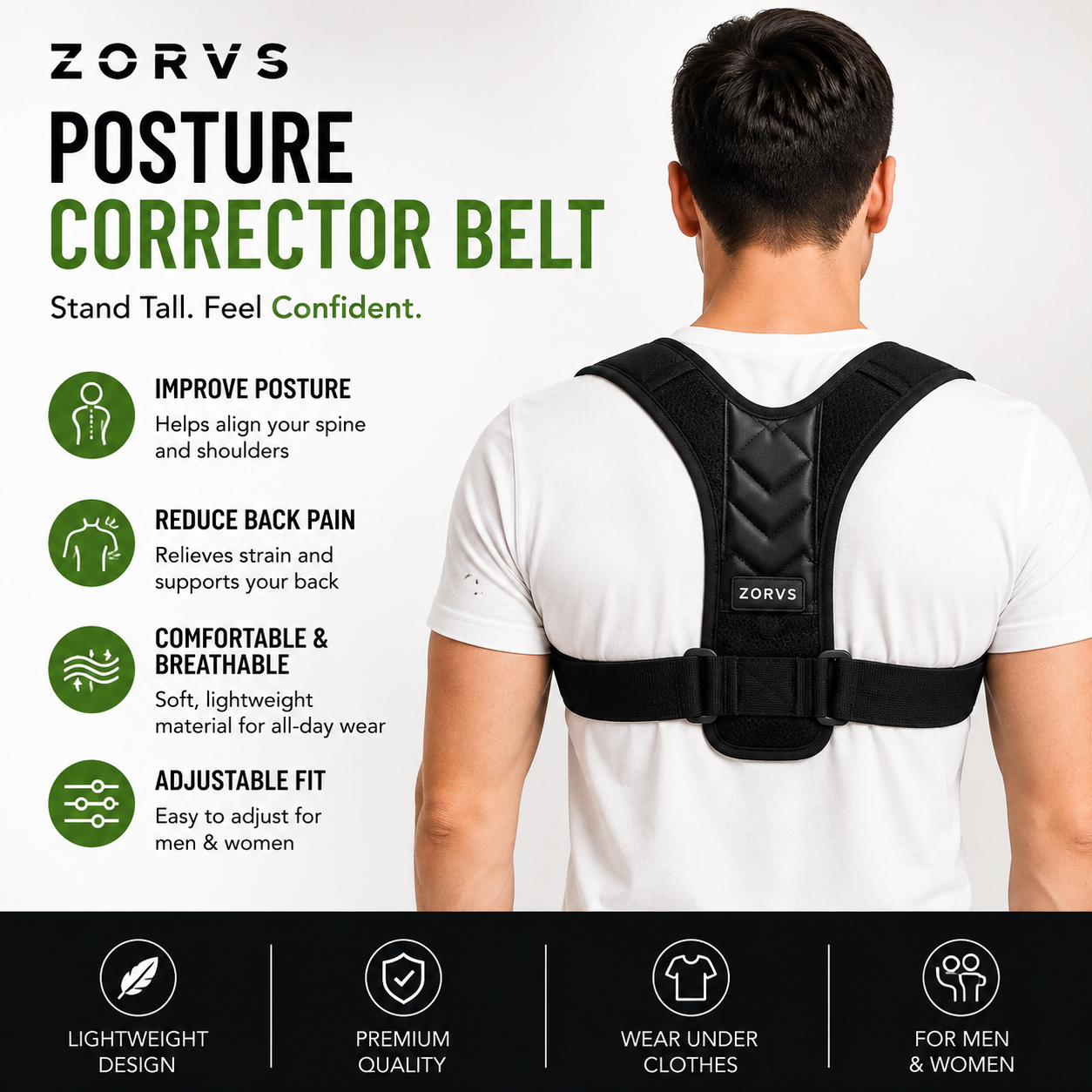 ZORVS Posture Alignment Belt